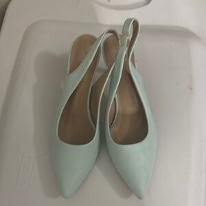Chic Mint Green Slingback Heels